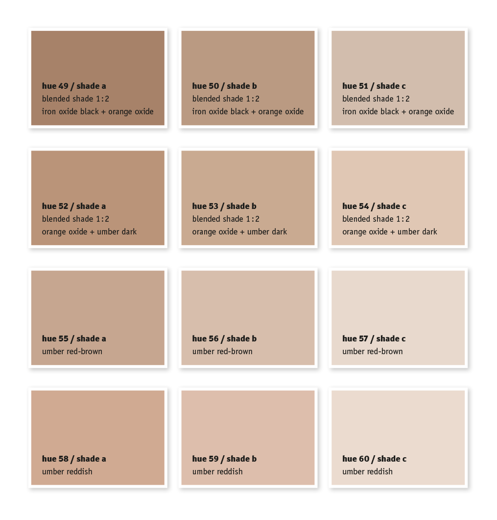250 Colour Block - Colour Chart for Paints & Plasters