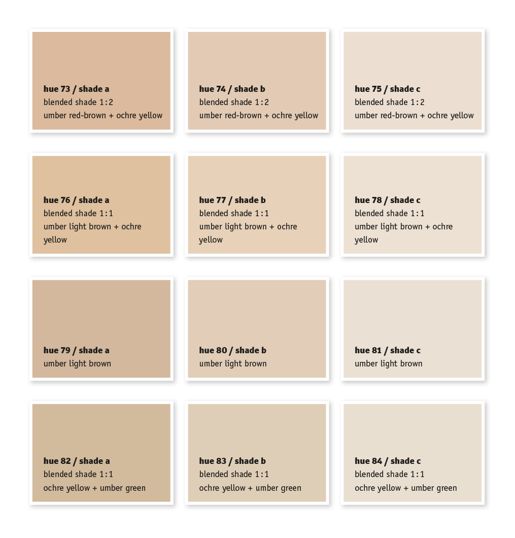 250 Colour Block - Colour Chart for Paints & Plasters