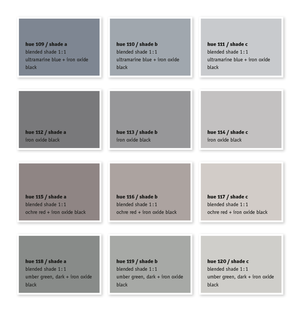 250 Colour Block - Colour Chart for Paints & Plasters