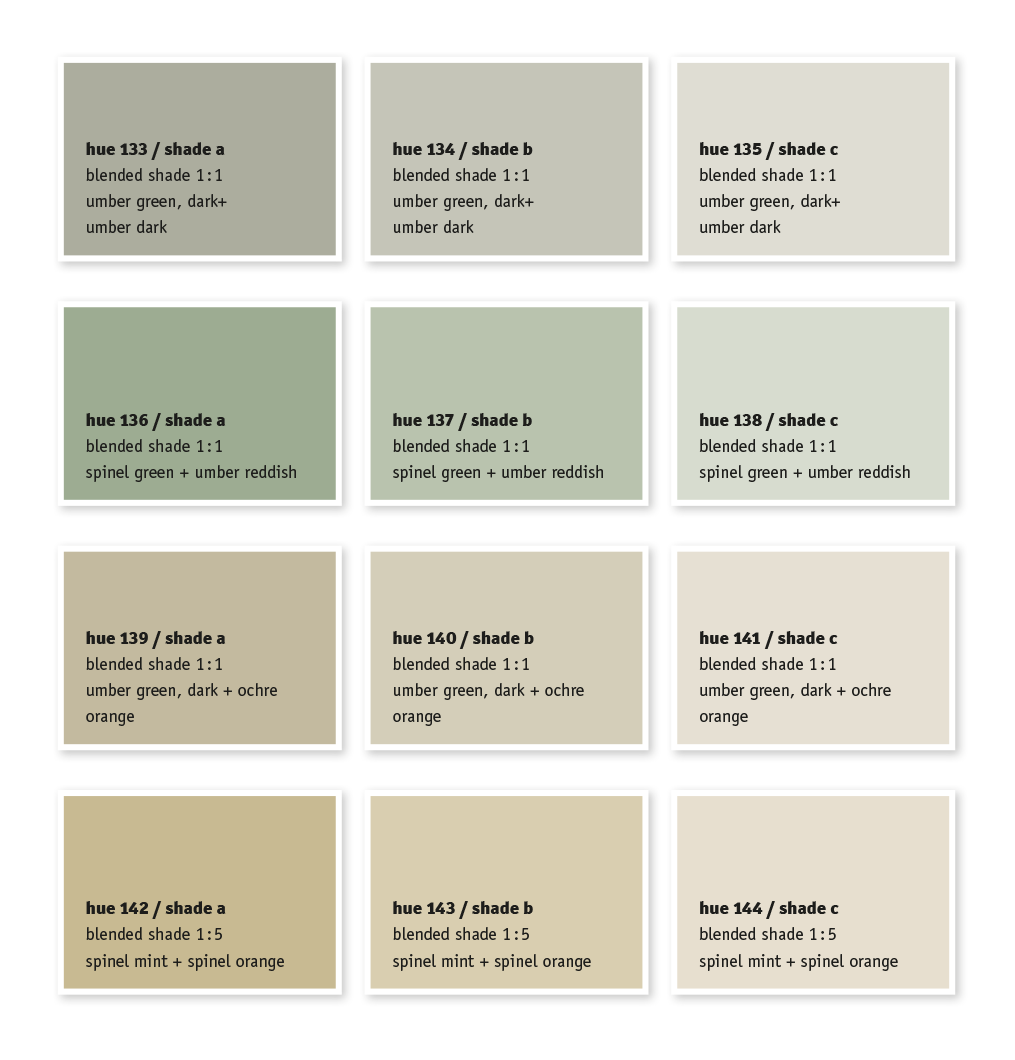 250 Colour Block - Colour Chart for Paints & Plasters