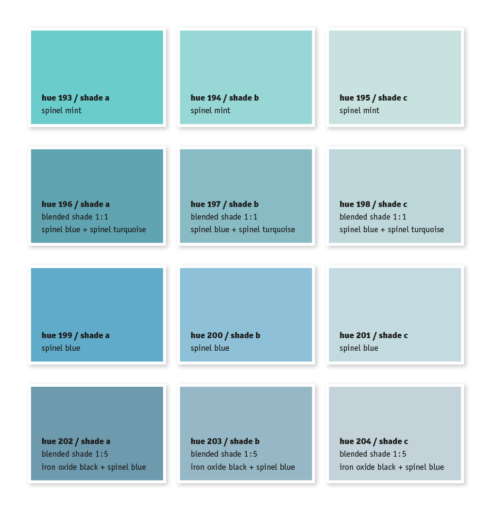 250 Colour Block - Colour Chart for Paints & Plasters