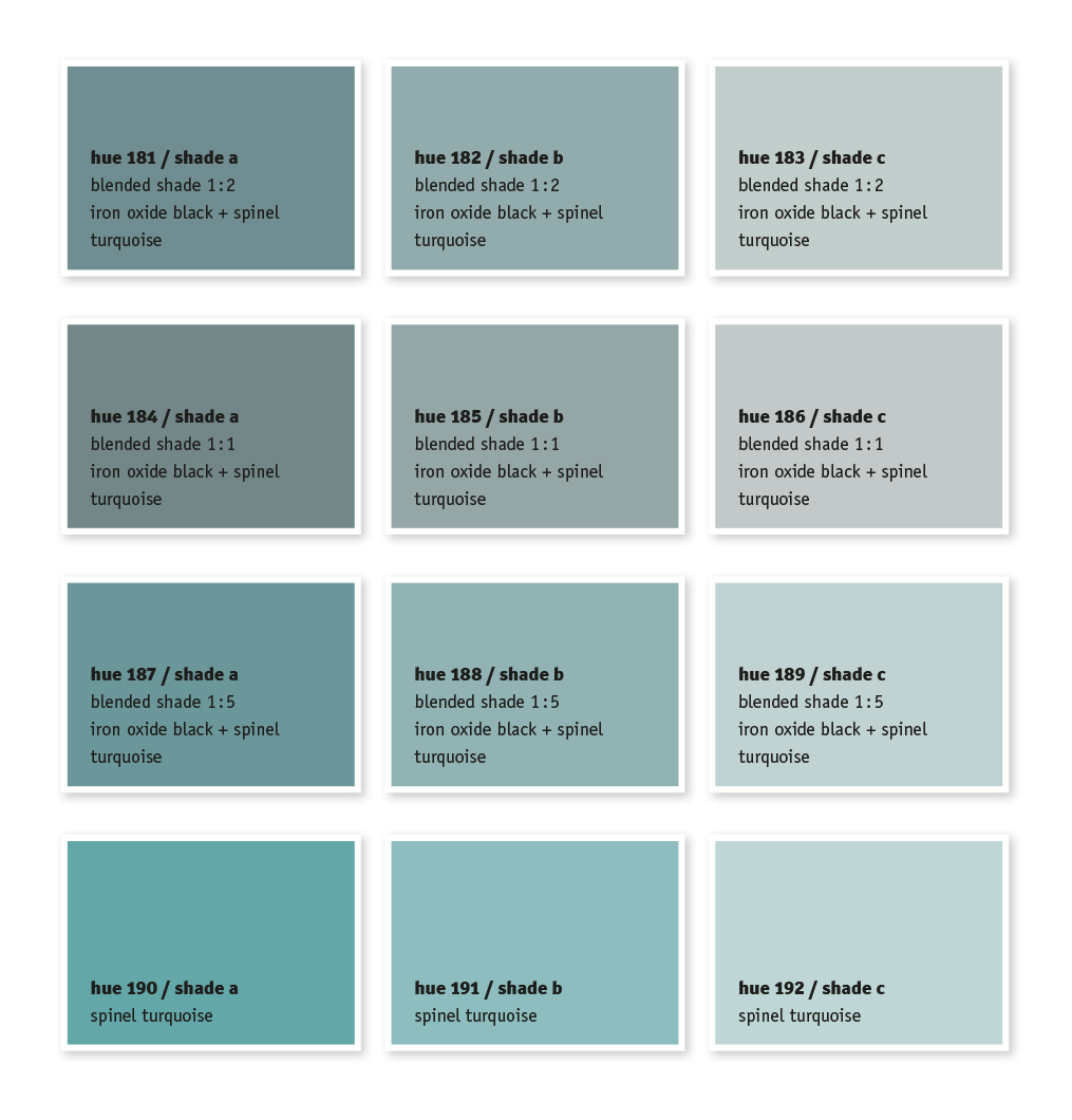 250 Colour Block - Colour Chart for Paints & Plasters