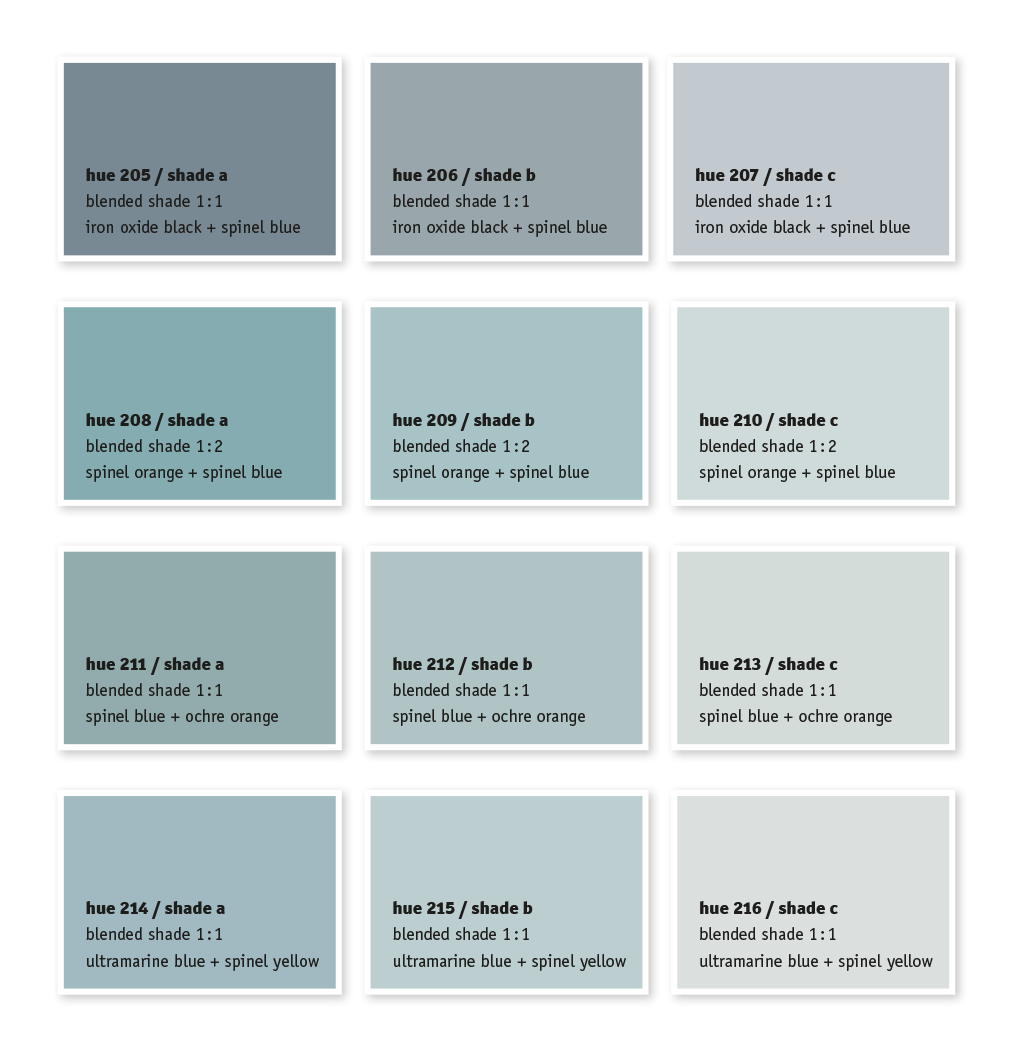 250 Colour Block - Colour Chart for Paints & Plasters