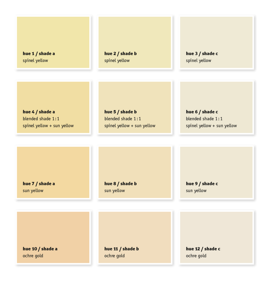250 Colour Block - Colour Chart for Paints & Plasters