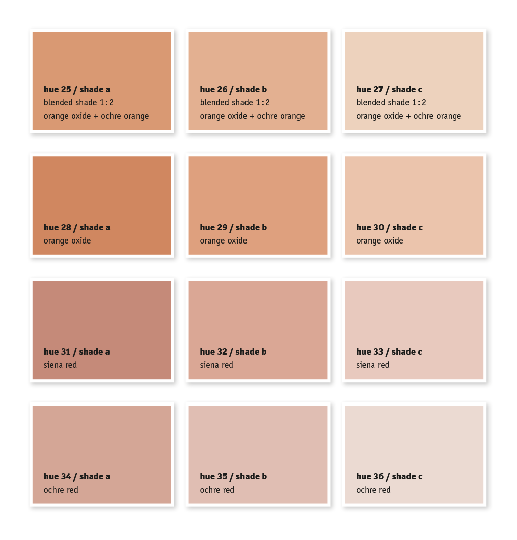 250 Colour Block - Colour Chart for Paints & Plasters