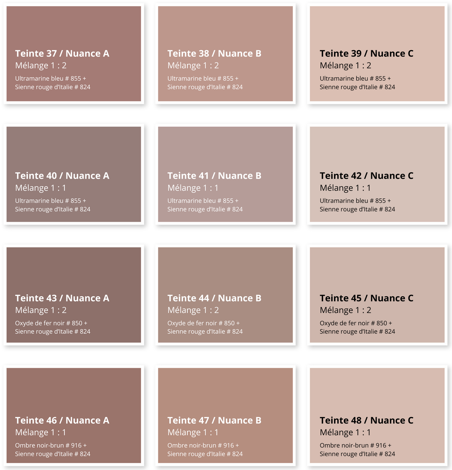 NATURAL DRY PIGMENTS