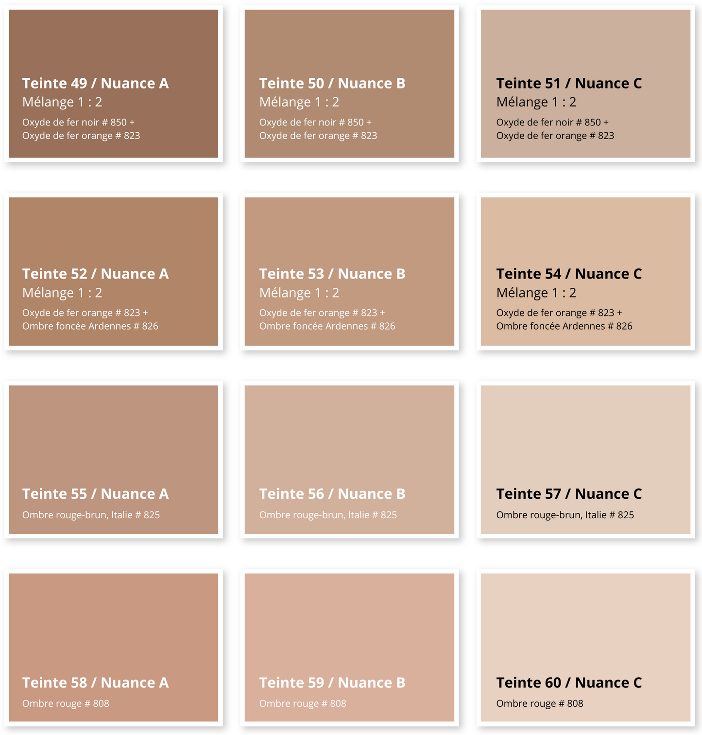 NATURAL DRY PIGMENTS