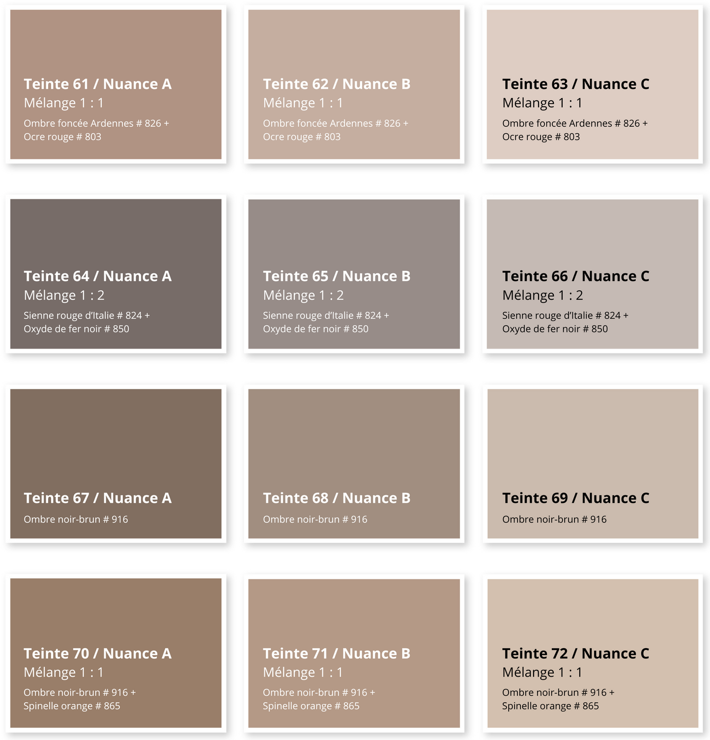 NATURAL DRY PIGMENTS